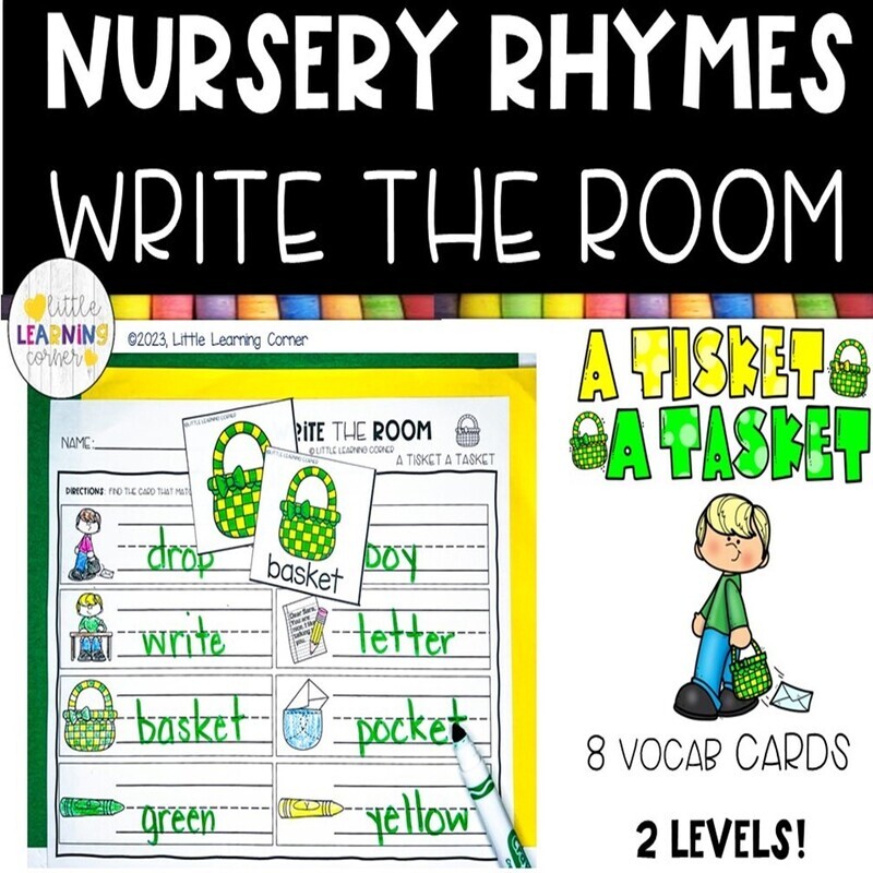A Tisket A Tasket Write the Room A Tisket A Tasket Write the Room