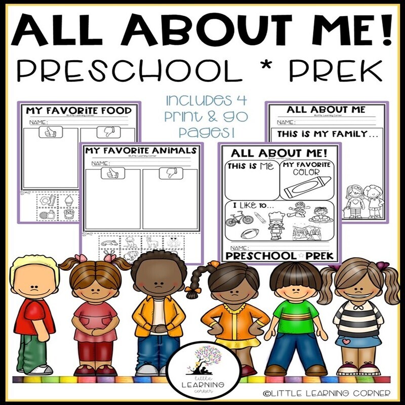 All About Me Preschool PreK