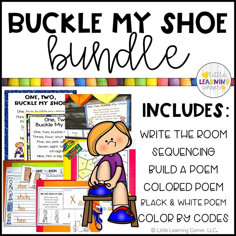 One Two Buckle My Shoe Nursery Rhymes Bundle One Two Buckle My Shoe Nursery Rhymes Bundle