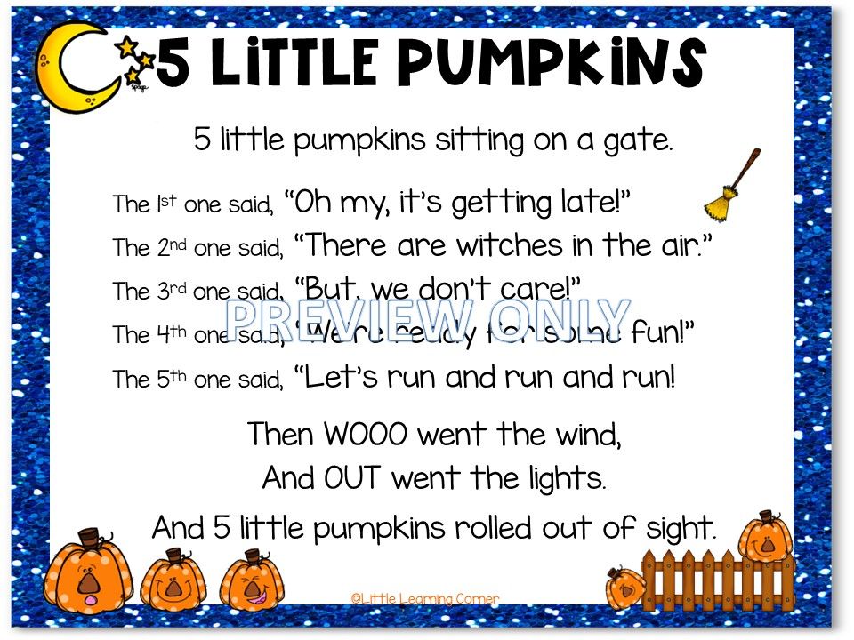 Five Little Pumpkins Build a Poem five-little-pumpkins-build-a-poem