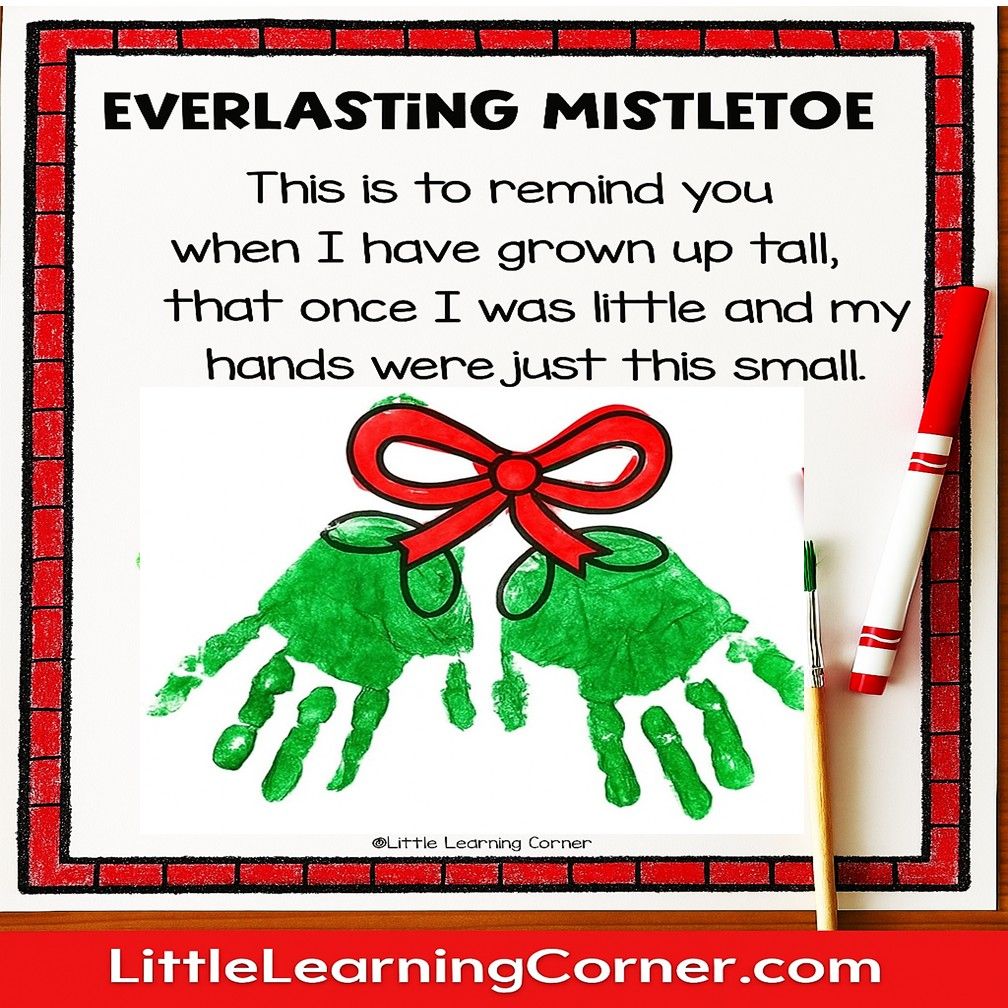 store-little-learning-corner for Free Printable Christmas Handprint Poem Store - Little Learning Corner for Free Printable Christmas Handprint Poem