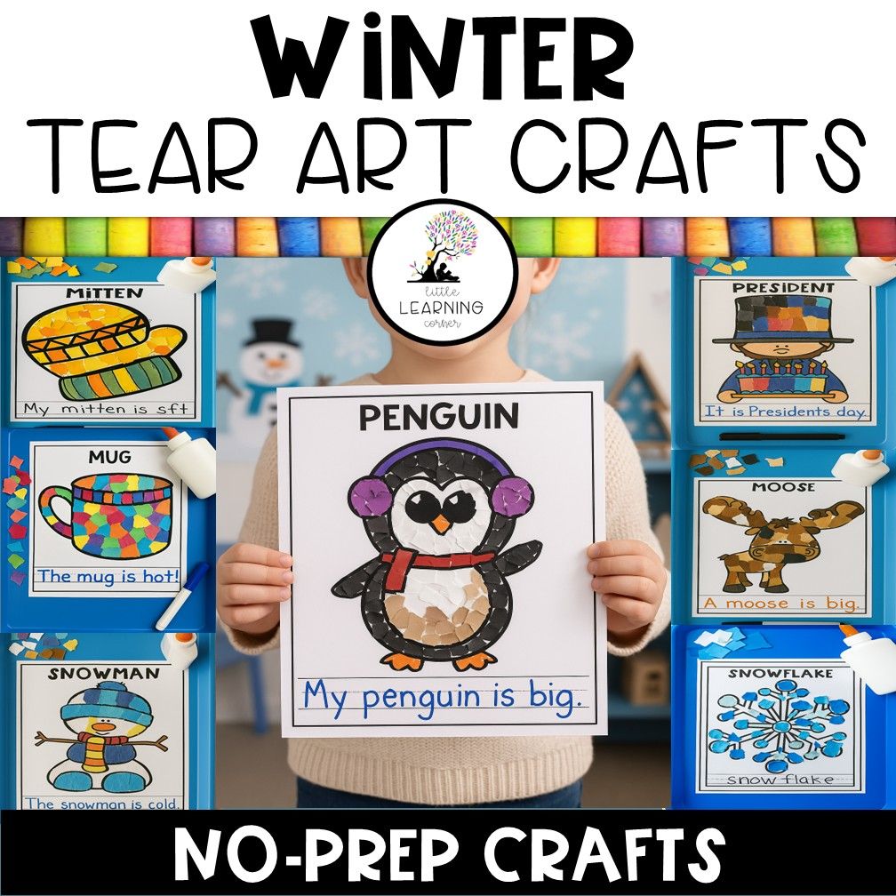 Winter Tear Art Crafts Bundle