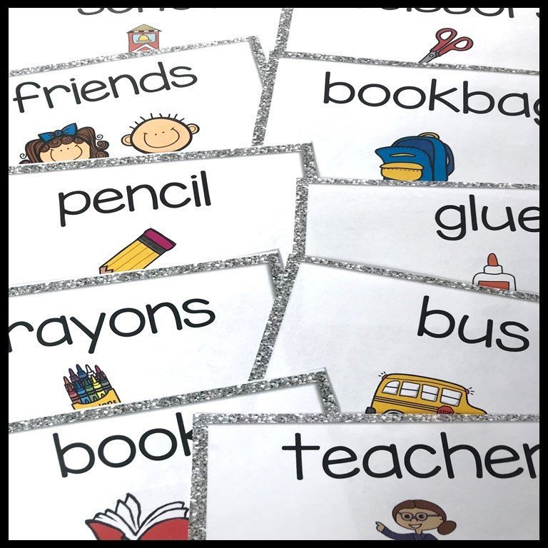 School Word Wall for Writing Centers FREE