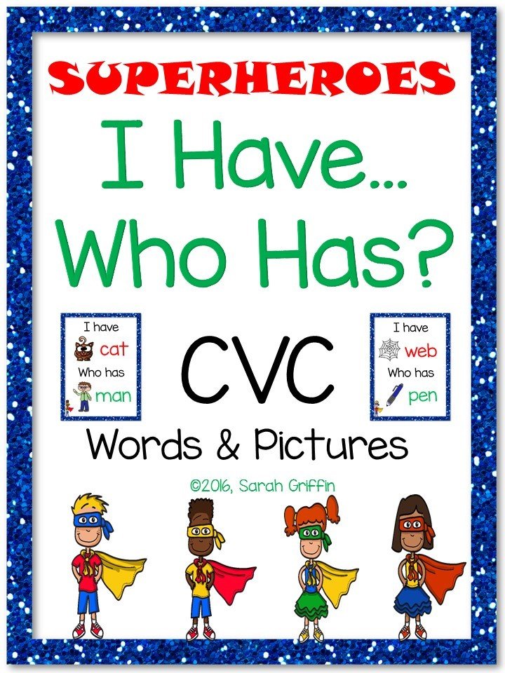 I Have Who Has - CVC Words With Pictures