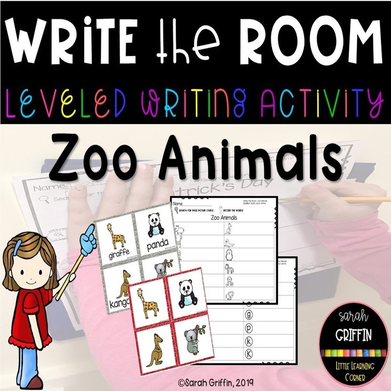 Write the Room - Zoo Animals