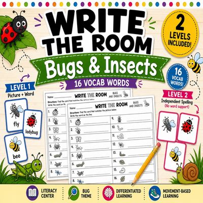 Bugs and Insects Write the Room