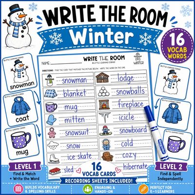 Winter Write the Room Winter Write the Room
