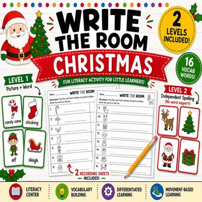 Christmas Write the Room