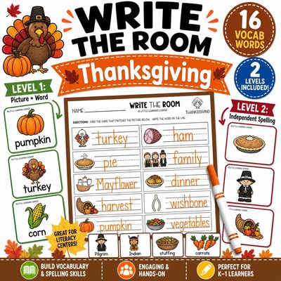 Thanksgiving Write the Room