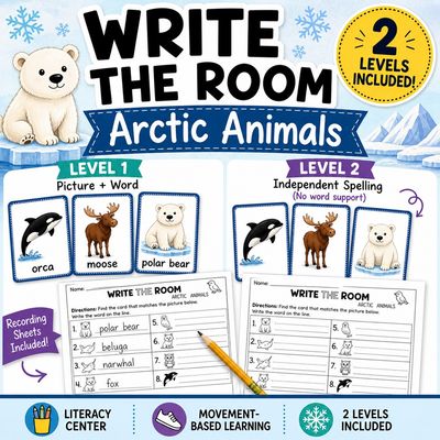 Arctic Animals Write the Room Arctic Animals Write the Room