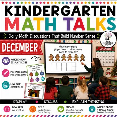 Kindergarten Math Talks DECEMBER | Daily Number Talks