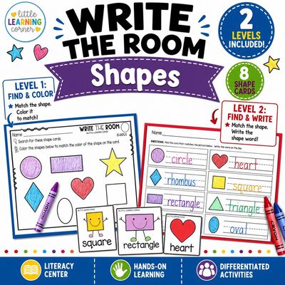 Shapes Write the Room Shapes Write the Room