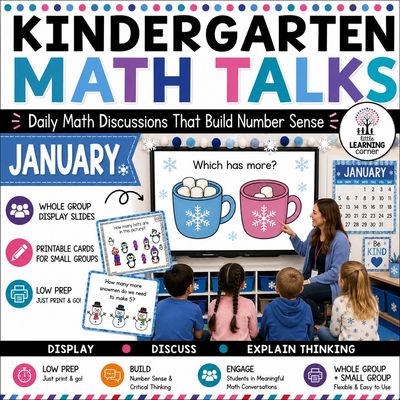 Kindergarten Math Talks JANUARY | Daily Number Talks Kindergarten Math Talks JANUARY | Daily Number Talks