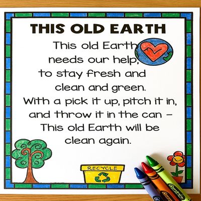 This Old Earth | Earth Day Poem for Kids