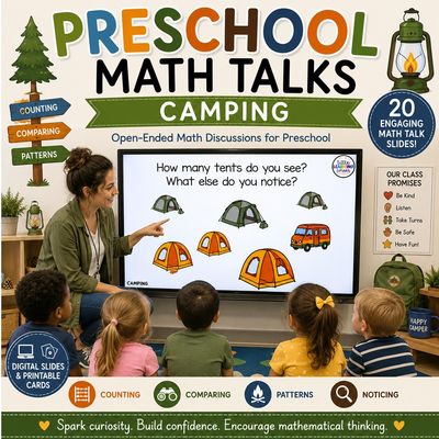 Preschool Math Talks CAMPING