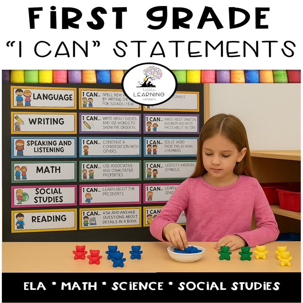 First Grade "I Can" Statements
