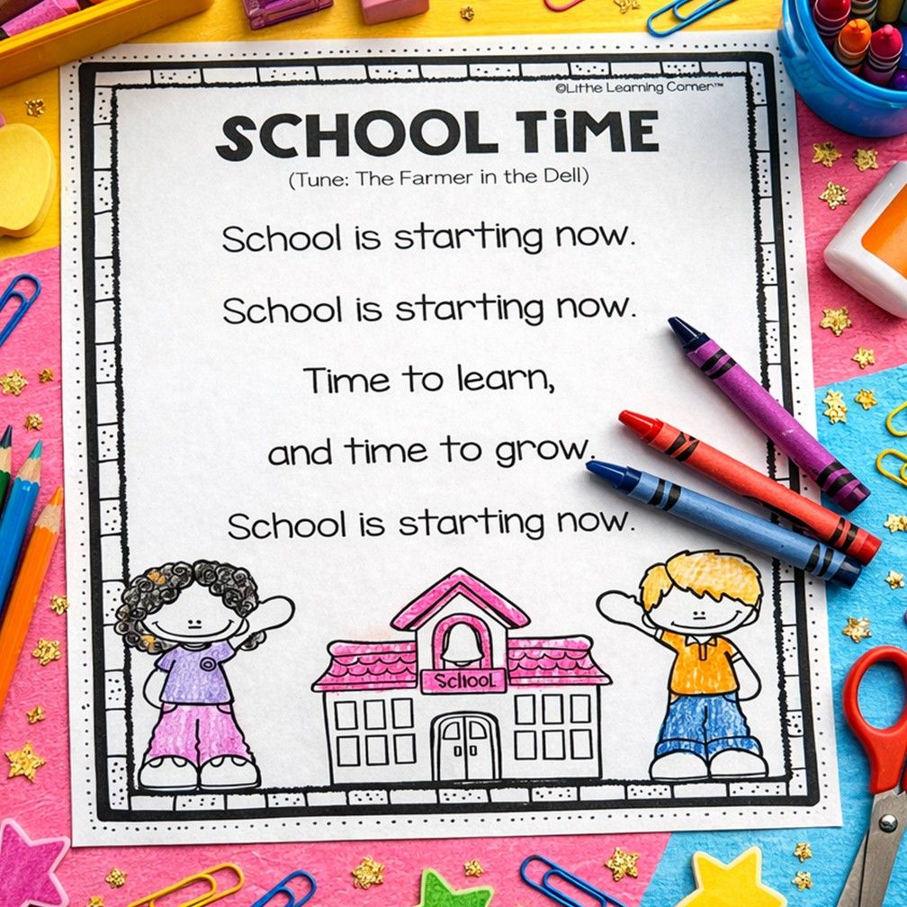 School Time | Back to School Poem for Kids
