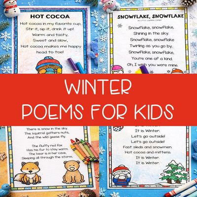 Winter Poems for Kids | Bundle Winter Poems for Kids | Bundle