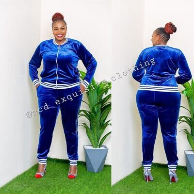 Blue Two Piece Tracksuit