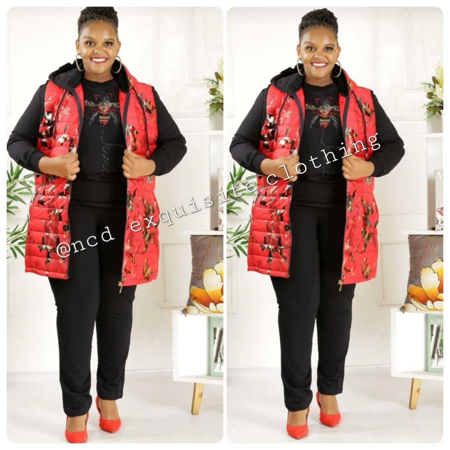 Three Piece Red Tracksuit