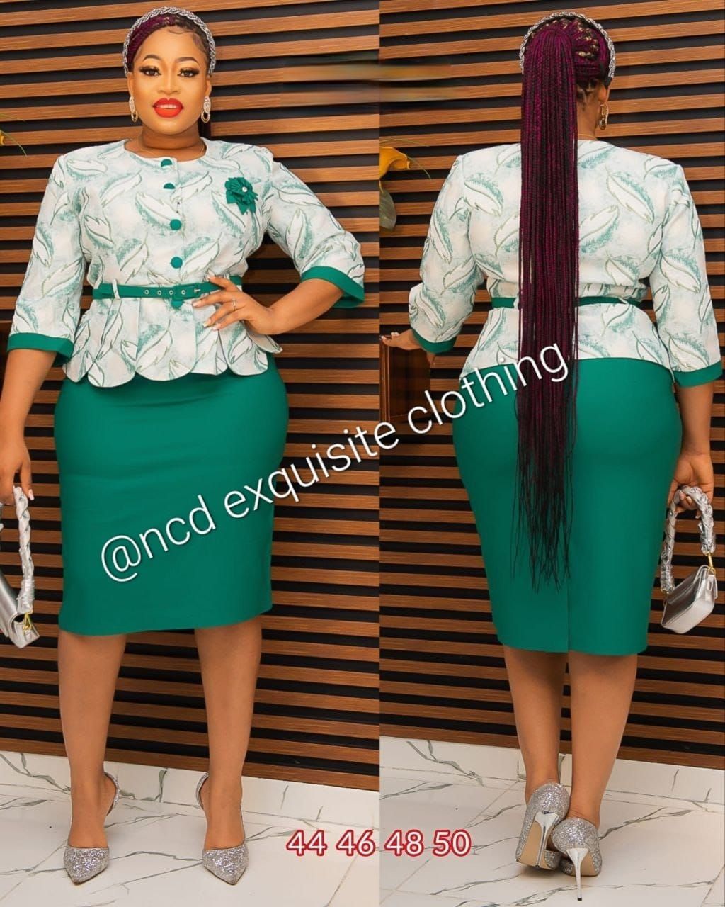 Green Two Piece Suit