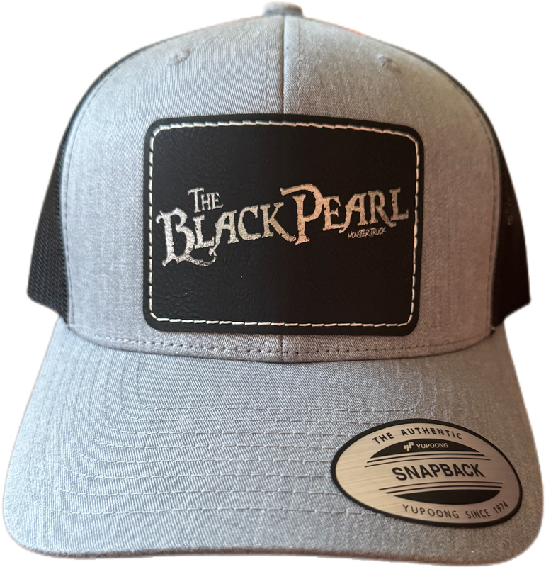 **NEW** Leather Patch SnapBack (Heather Gray)