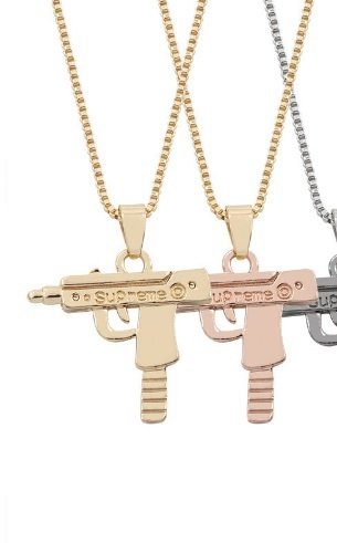 Gold Plated Supreme Uzi Chain