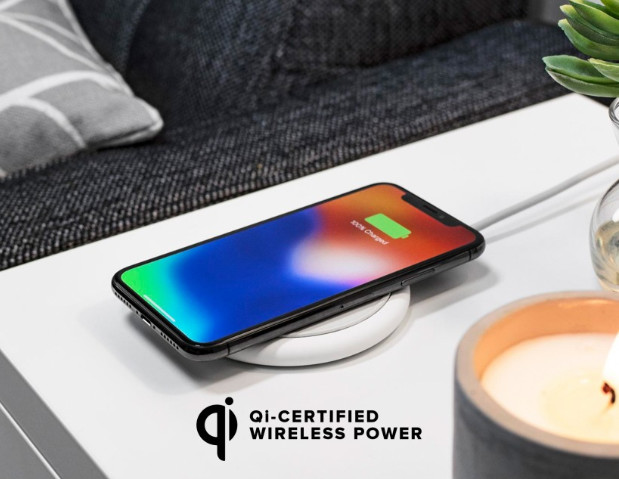 Mophie Charge Stream Pad+ | Placa de carga inalámbrica 10W | Color Blanco