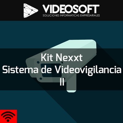 Kit Nexxt Sistema de Videovigilancia | Kit Nexxt Xpy 1280 + Cámaras + Disco DuroWD + Disco Duro Lacie + Caja montaje + Placa montaje + Módulo RJ45 + Connector RJ45 + Cable UTP + Back-UPS