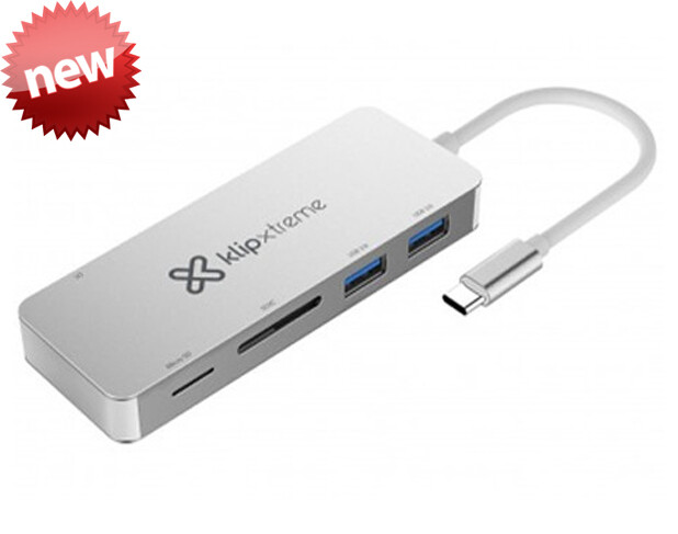 Klip Xtreme USB Hub KCR-500 | Tipo-C