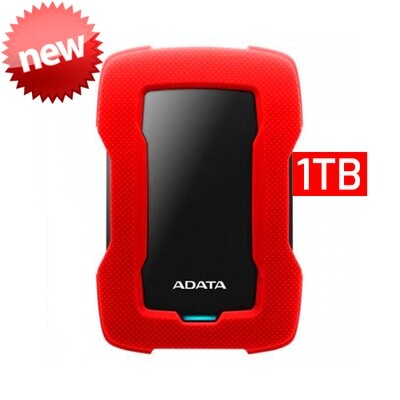 Adata HD330 | Disco Duro Externo | 1TB | Color Rojo