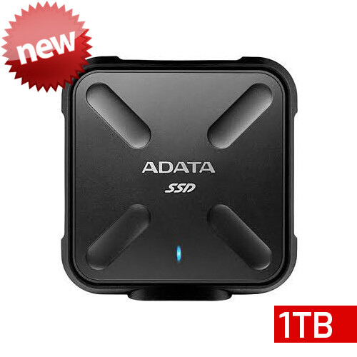 Adata SD700 SSD | Unidad de Estado Sólido Portátil | 1TB | Color Negro