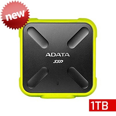 Adata SD700 SSD | Unidad de Estado Sólido Portátil | 1TB | Color Amarillo