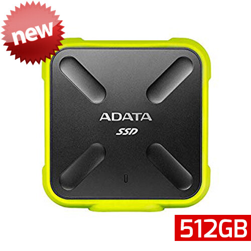 Adata SD700 SSD | Unidad de Estado Sólido Portátil | 512GB | Color Amarillo