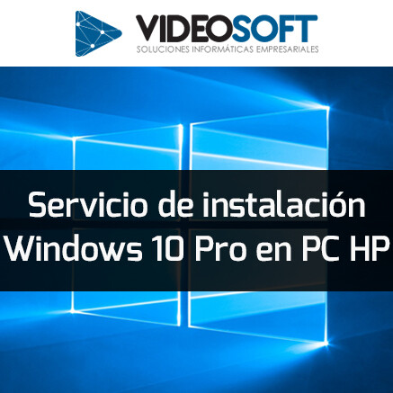 Servicio de Instalación de Windows 10 Pro en PC HP
