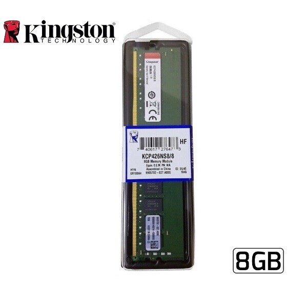 Kingston Memory DDR4 | 8 GB - 2666MHz - DIMM - 288pin