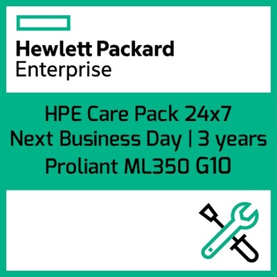 HPE Care Pack 24x7 | Next Business Day | 3 years | ProLiant ML350 Gen10