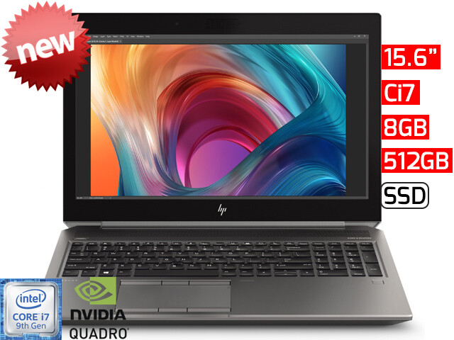 HP Zbook 15 G6  | 15.6" - Ci7 - 8GB - 512GB SSD