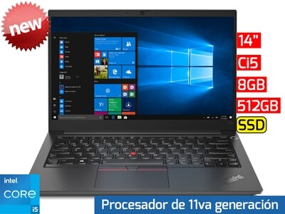 Lenovo ThinkPad E14 Gen 2 | 14" - Ci5 - 8GB - 512GB SSD