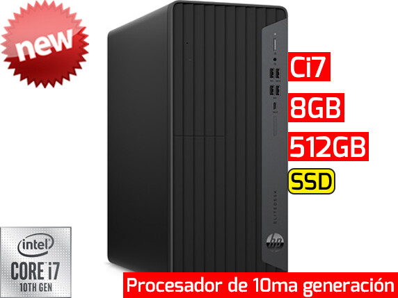 HP EliteDesk 800 G6 SFF | Ci7 - 8GB - 512GB SSD