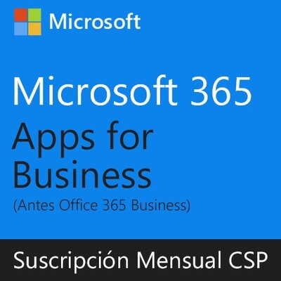 Microsoft 365 Apps for Business | Suscripción Mensual (CSP) por usuario