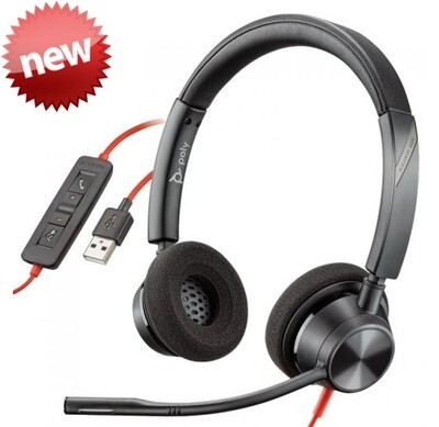 Poly Blackwire 3320 | Headset USB A
