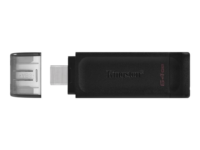 Kingston DataTraveler 70 | Unidad Flash USB-C | 64GB | USB 3.2 Gen 1