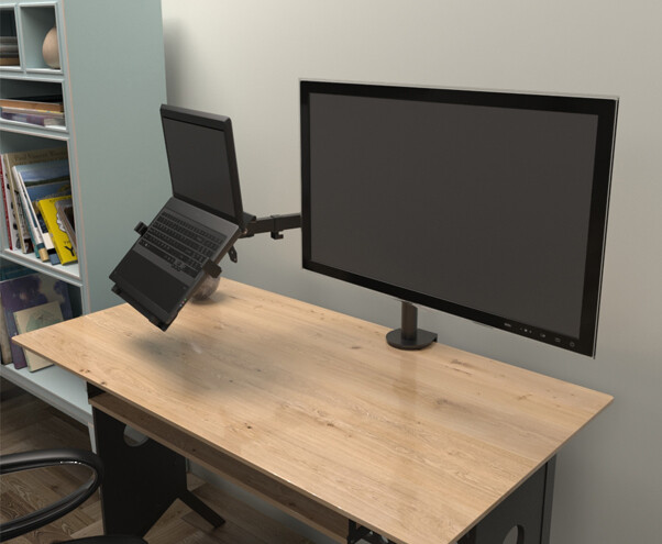 Klip Xtreme KMM-301 | Soporte para monitor y laptop