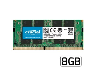 Crucial Memory DDR4 | 8GB - 3200MHz - SO-DIMM - 260pin