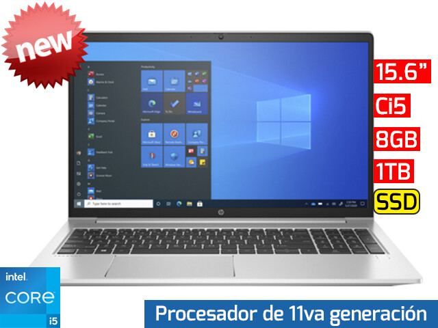 HP ProBook 450 G8 | 15.6" HD - Ci5 11va - 8GB - 1TB SSD