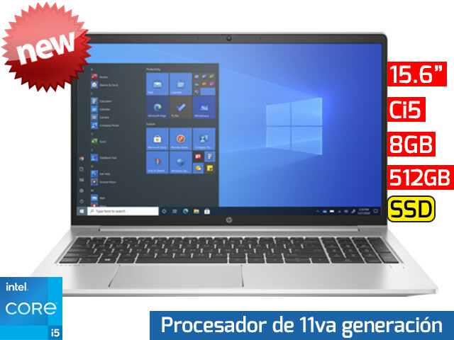 HP ProBook 450 G8 | 15.6" HD - Ci5 11va - 8GB - 512GB SSD
