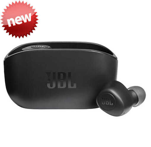 JBL Wave 100TWS | Auriculares Inalámbricos Bluetooth | Color Negro