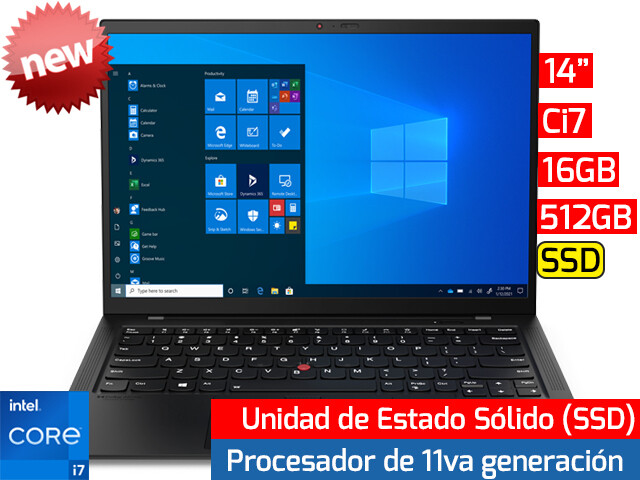 ThinkPad X1 Carbon Gen 9 | 14" - Ci7 - 16GB - 512GB SSD