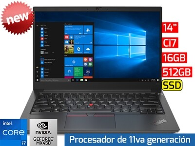 Lenovo ThinkPad E14 Gen 2 | 14" - Ci7 - 16GB - 512GB SSD